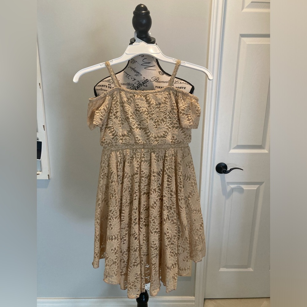 Gold Lace Dance Costume